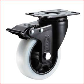 VI-52-PAW-PTBK Medium Duty Nylon Caster Wheels